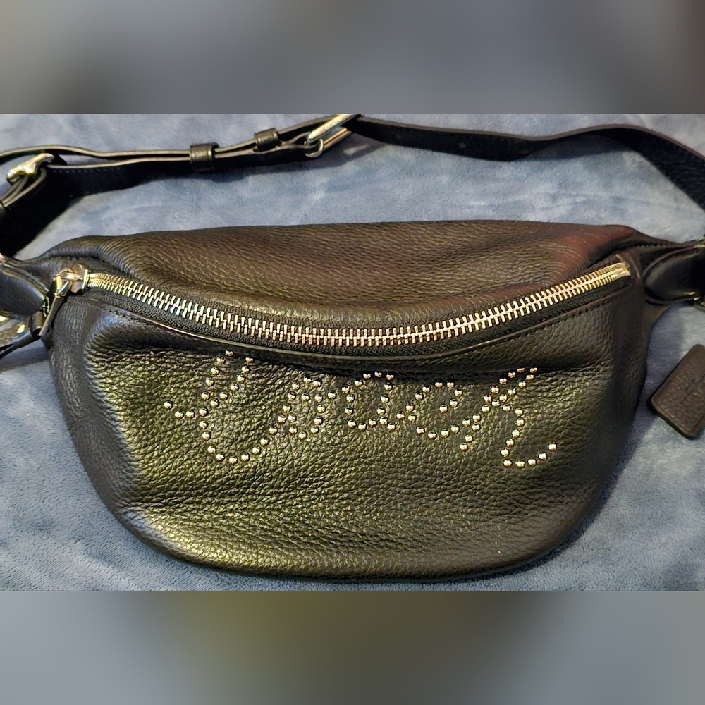 Coach leather belt bag